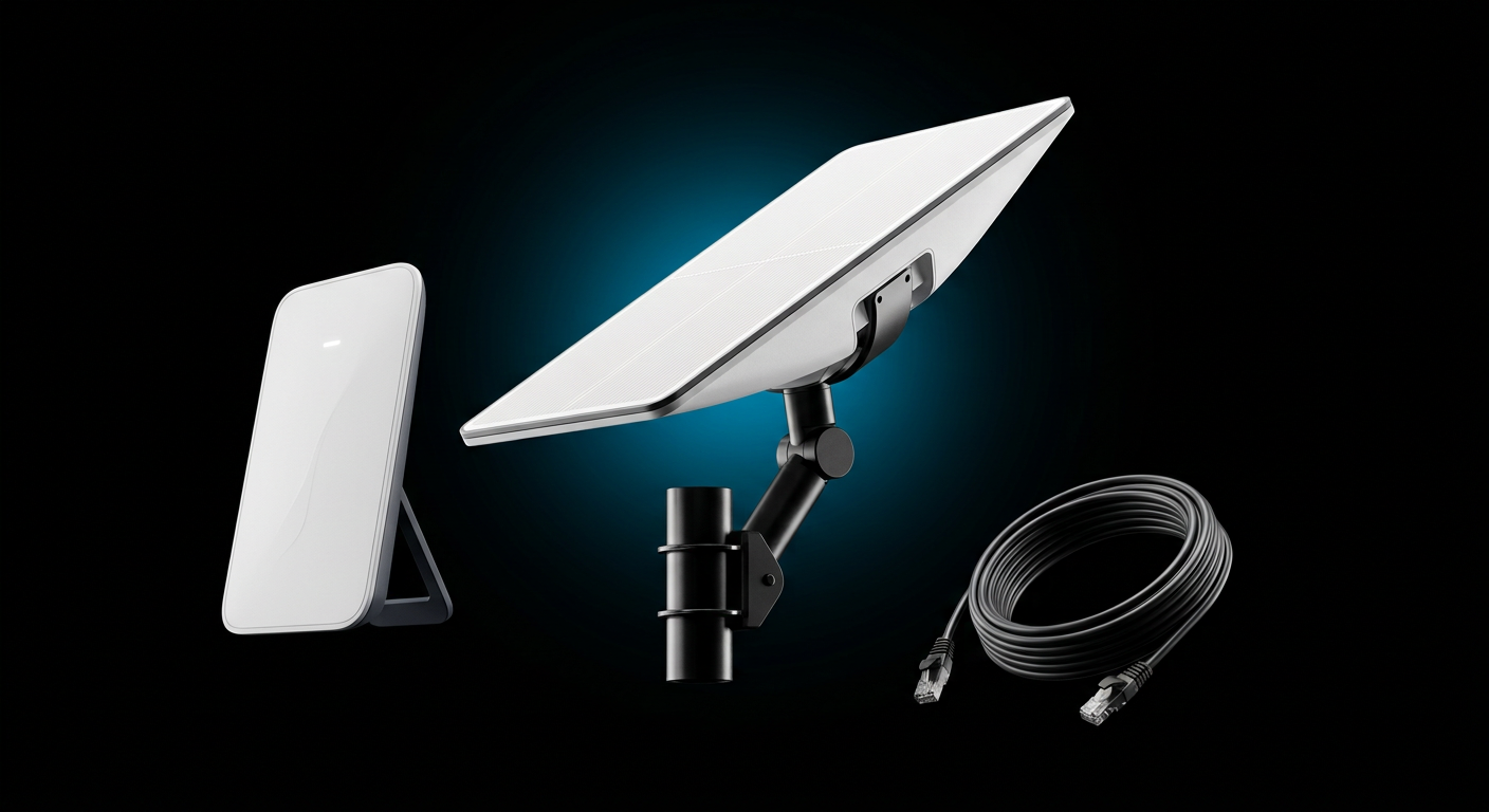 Starlink Standard kit — dish, router and cable